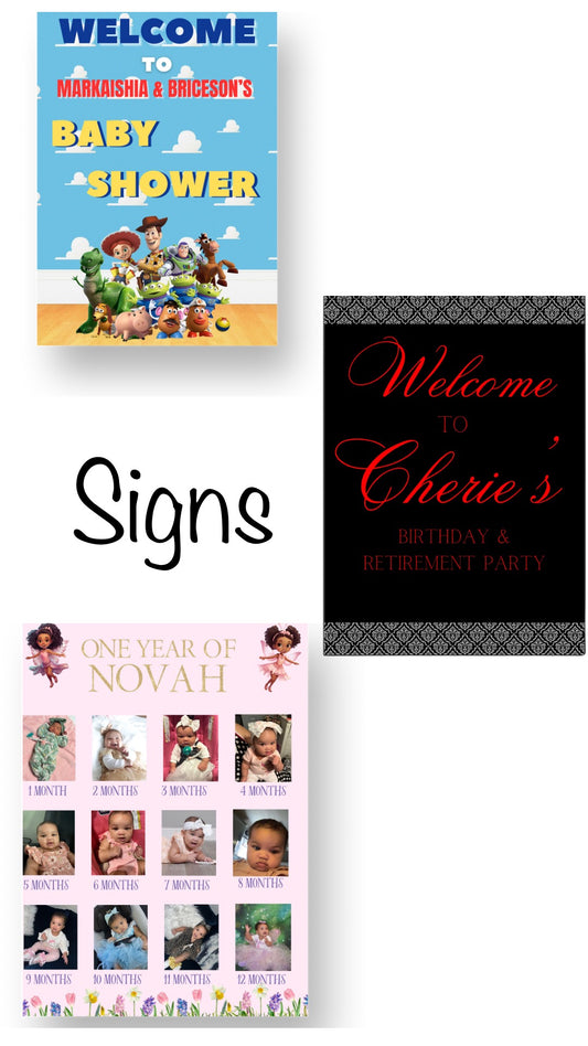 Custom Welcome Signs